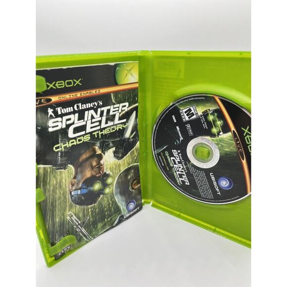 Splinter Cell: Chaos Theory (Microsoft Xbox, 2004) Complete in Box w/Manual! - Picture 4 of 8